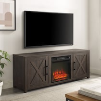 dark brown tv stand   