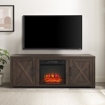 dark brown tv stand   