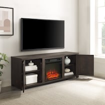 dark brown tv stand   