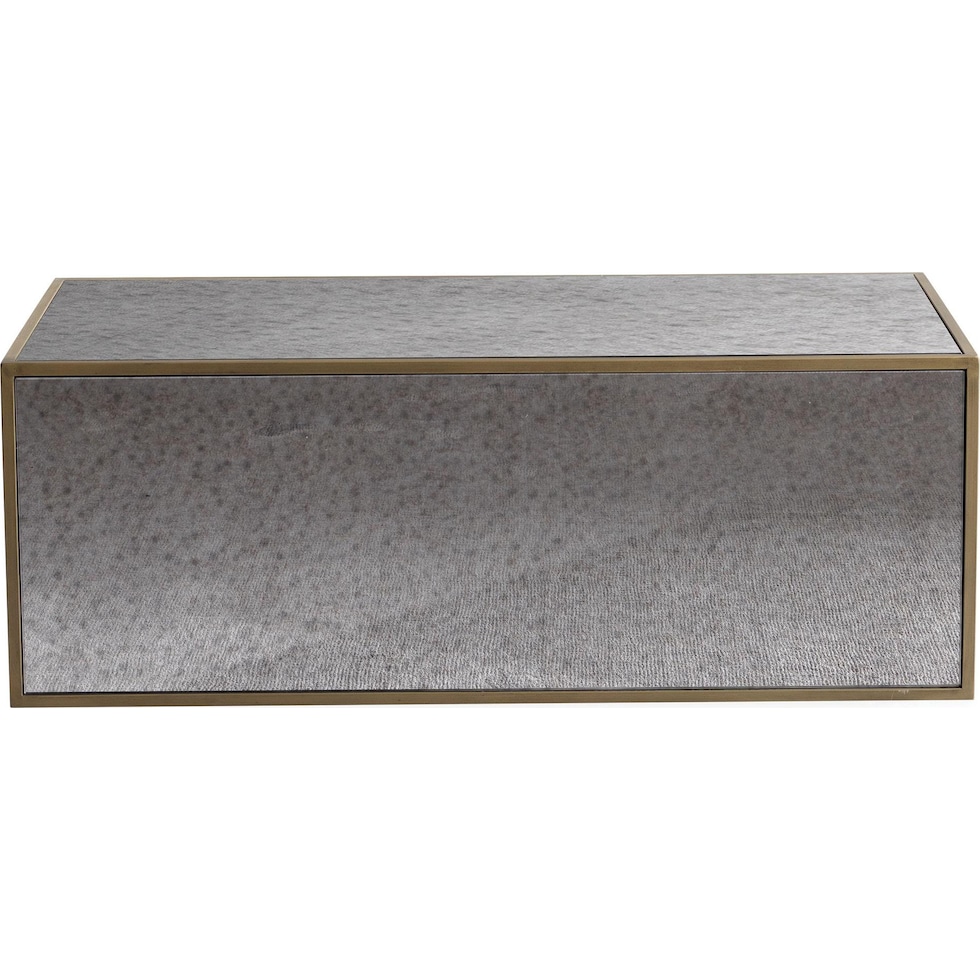 darren antique mirror coffee table   