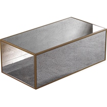 darren mirrored coffee table   