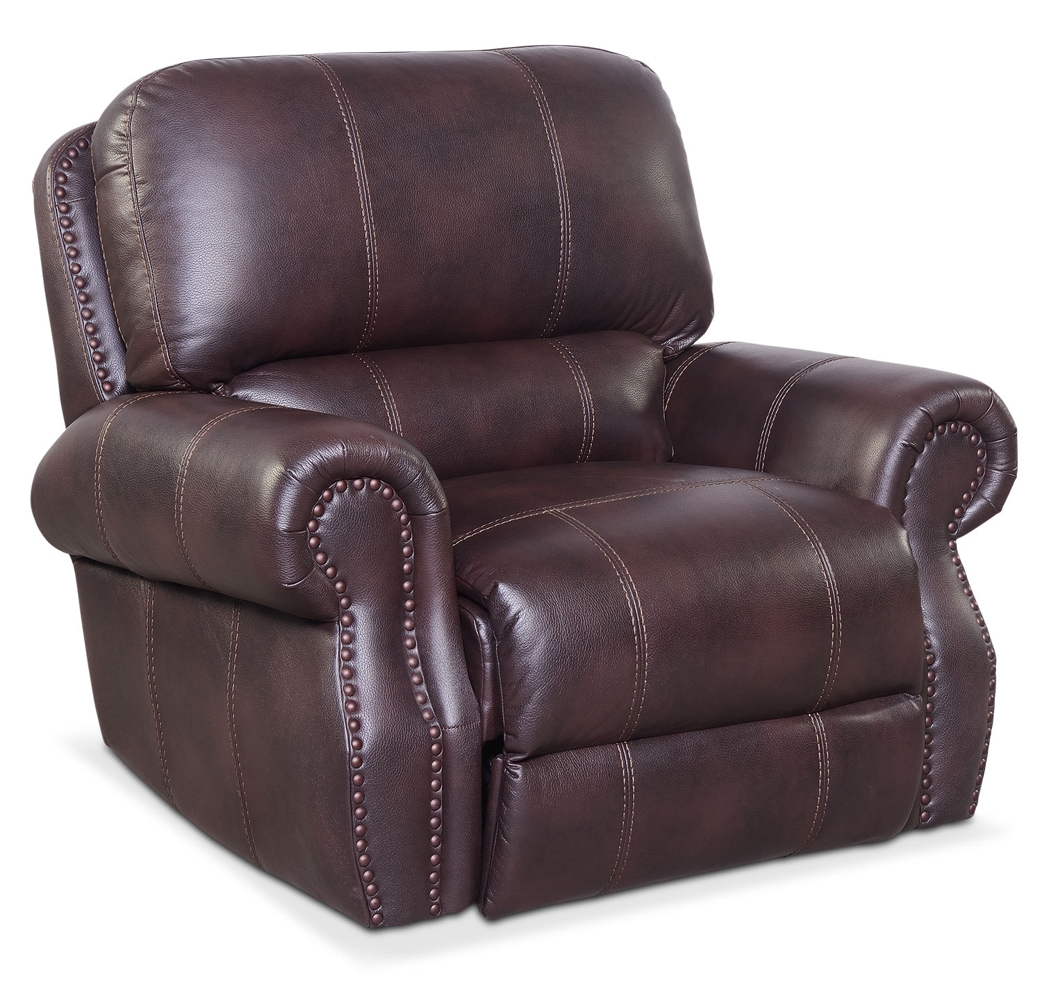 american signature leather recliner