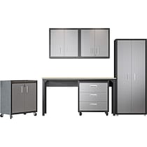 davenport gray garage storage   