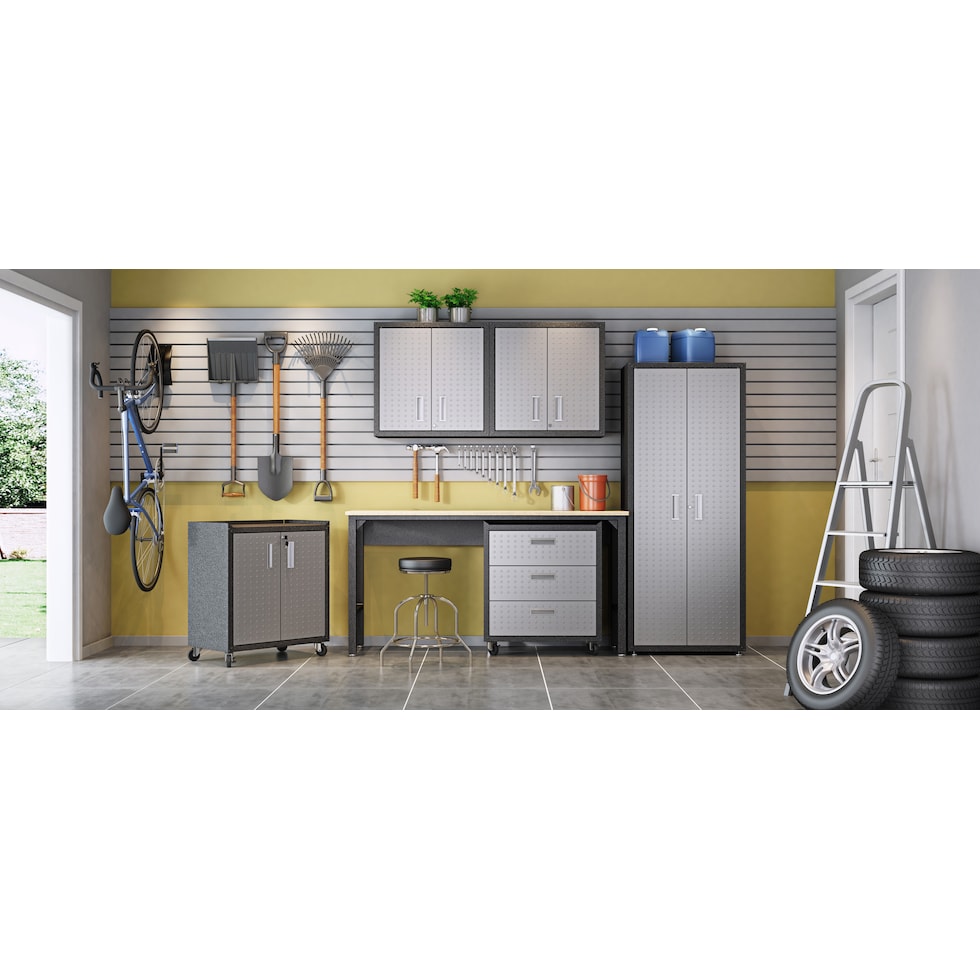 davenport gray garage storage   