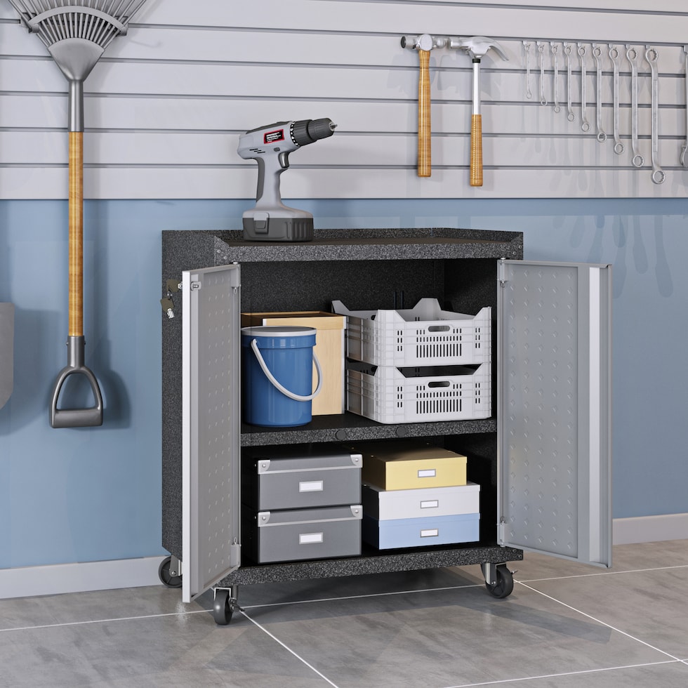 davenport gray garage storage   