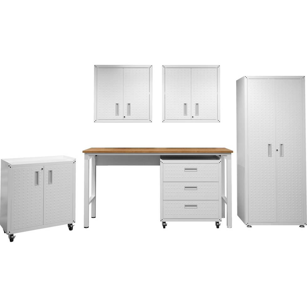 davenport white garage storage   