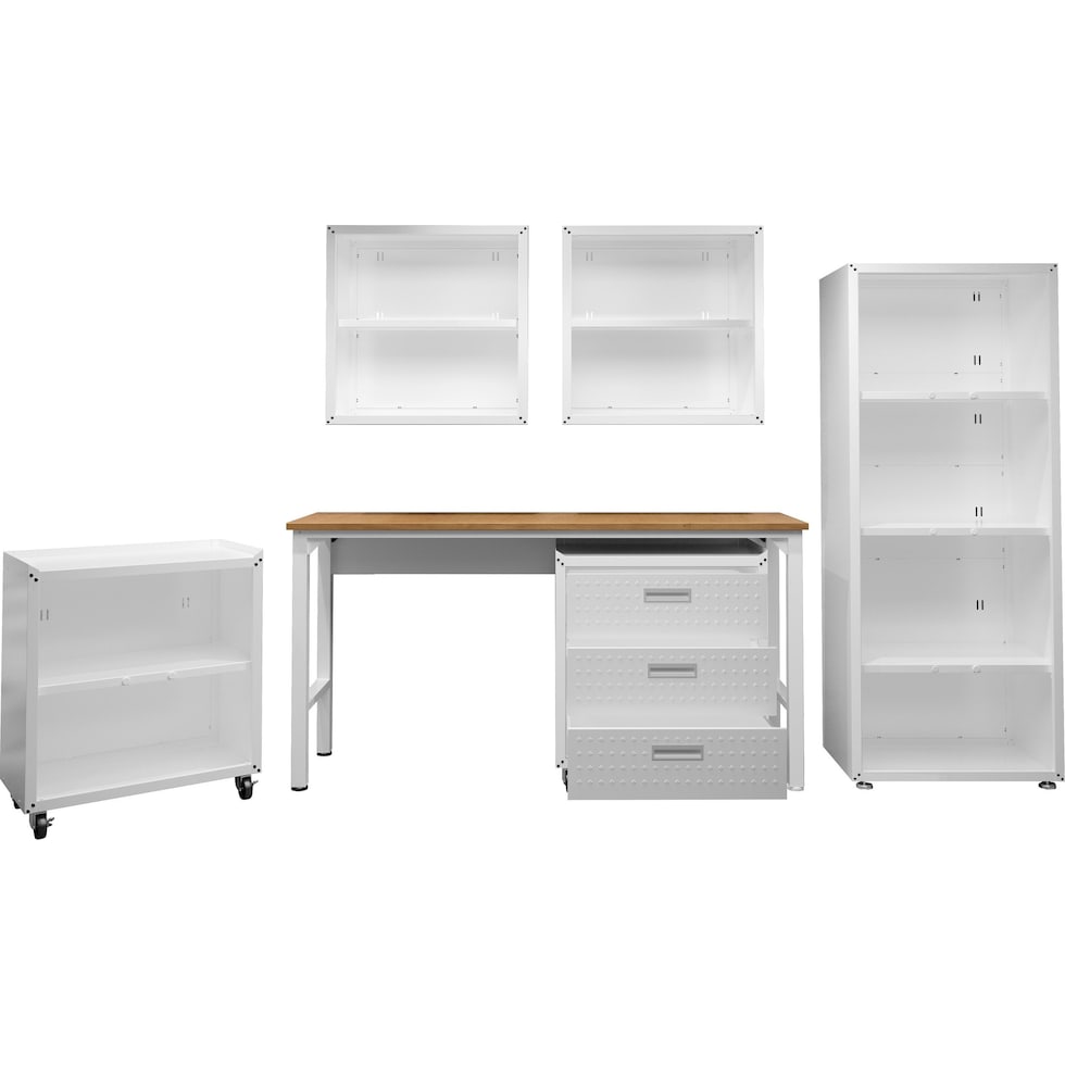 davenport white garage storage   