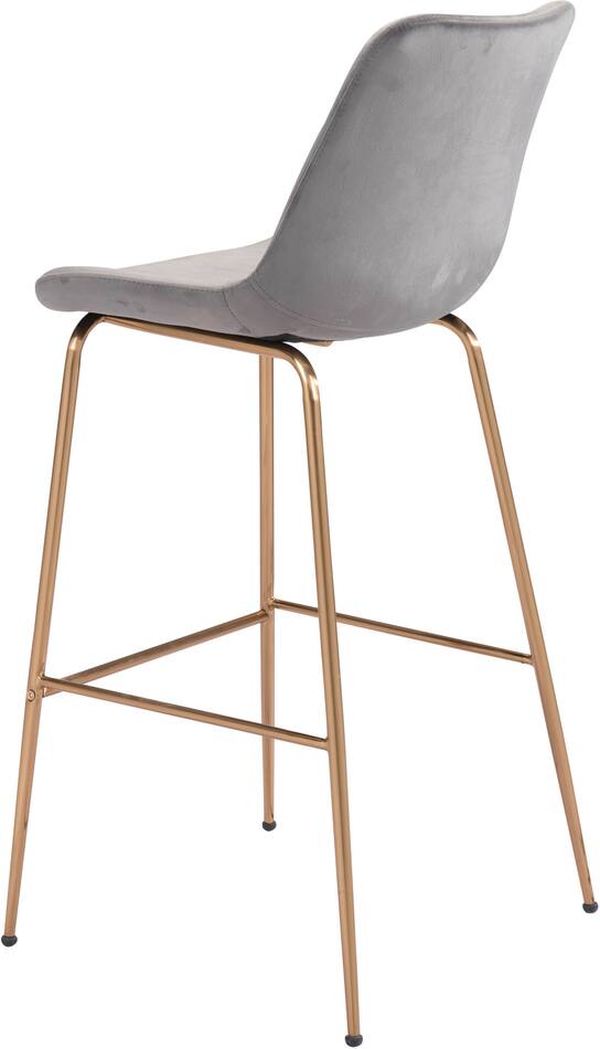 David Bar Stool Gray/Gold American Signature Furniture