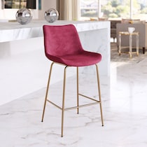 david red gold counter height stool   