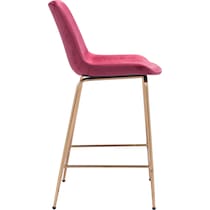 david red gold counter height stool   