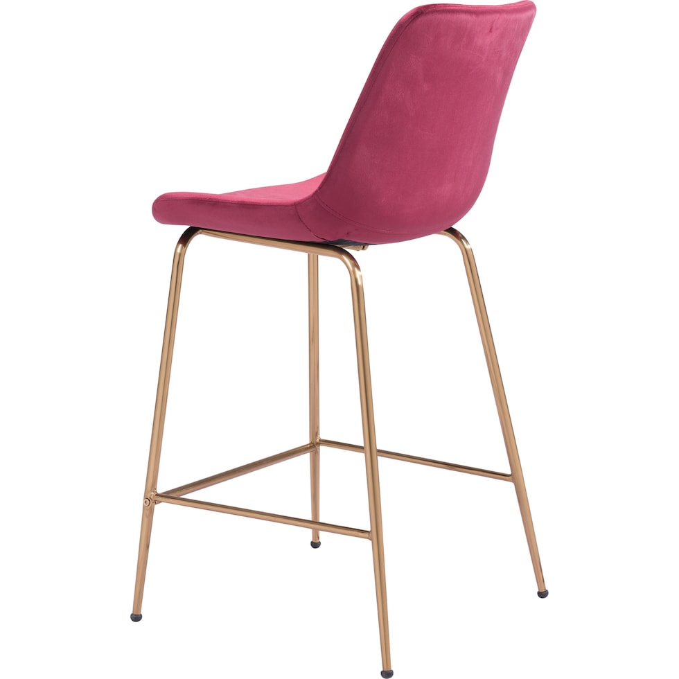 david red gold counter height stool   