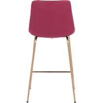 david red gold counter height stool   