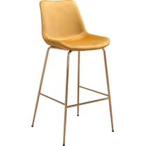 david yellow gold bar stool   