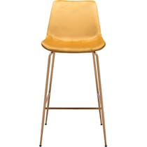 david yellow gold bar stool   
