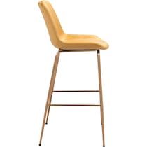 david yellow gold bar stool   