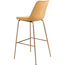 david yellow gold bar stool   