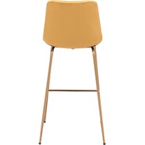 david yellow gold bar stool   