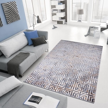 Davide Area Rug - Blue/Gray