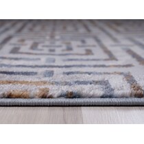 davide gray area rug  x    