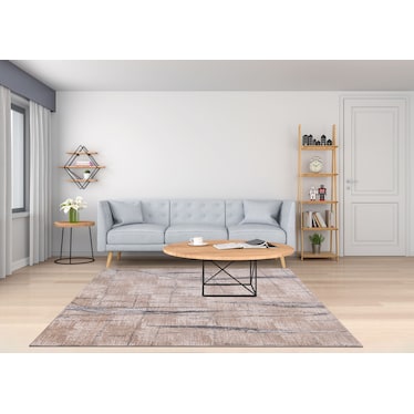 Davide Area Rug - Beige/Gray