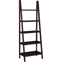 davis dark brown bookcase   