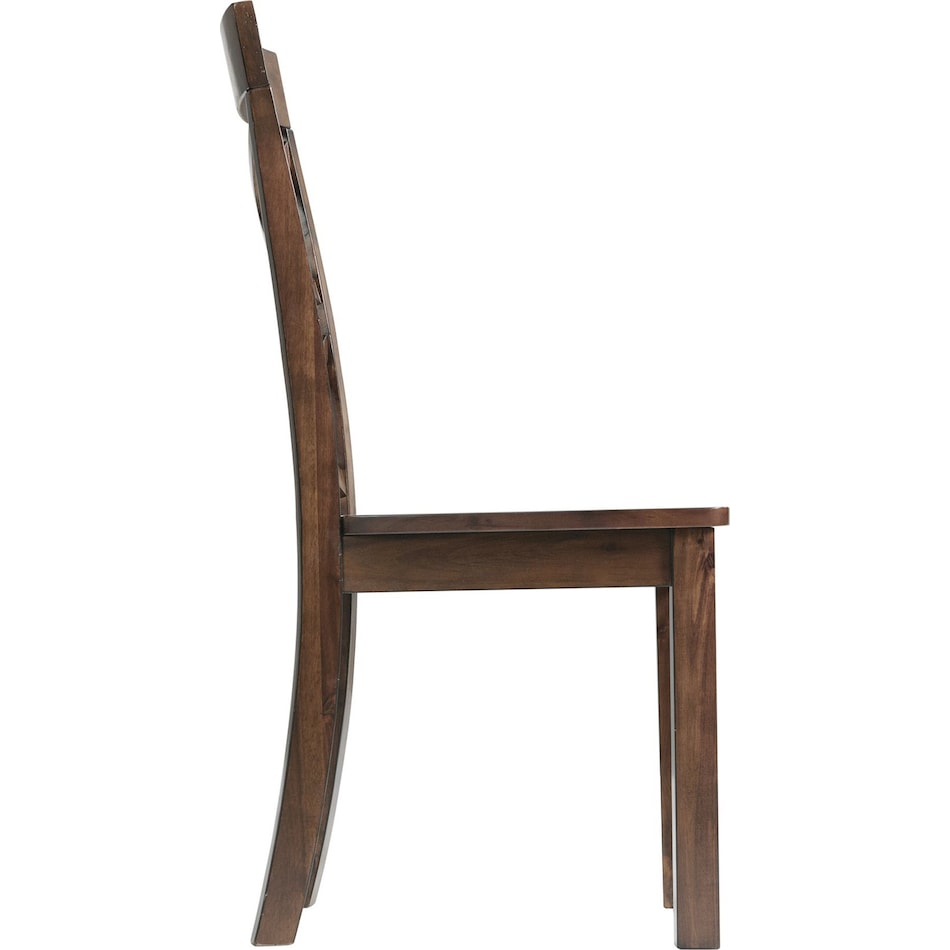 davos dark brown dining chair   