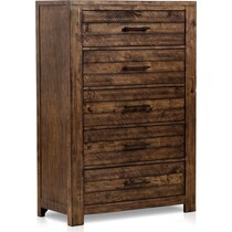 dawson dark brown chest   