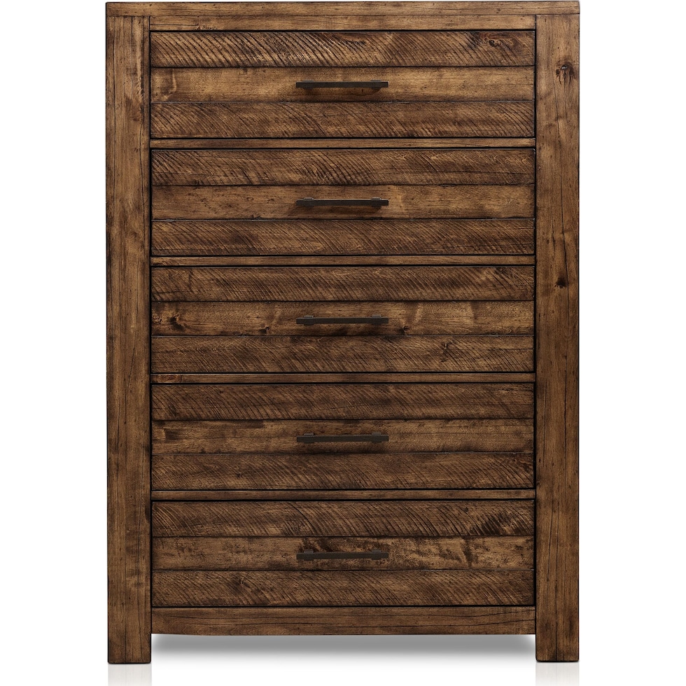 dawson dark brown chest   
