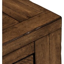 dawson dark brown dresser and mirror   