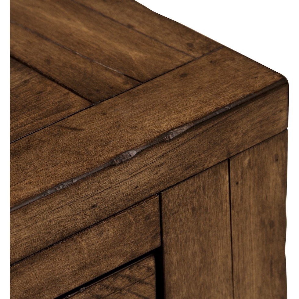 dawson dark brown dresser and mirror   