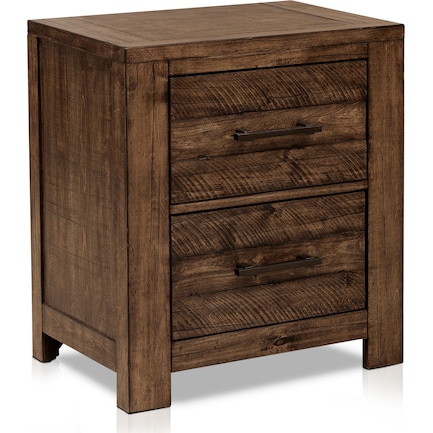 Dawson Charging Nightstand - Nutmeg
