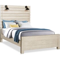 dawson white king bed   