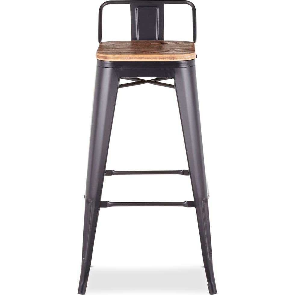 dax black bar stool   