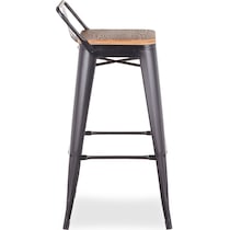 dax black bar stool   