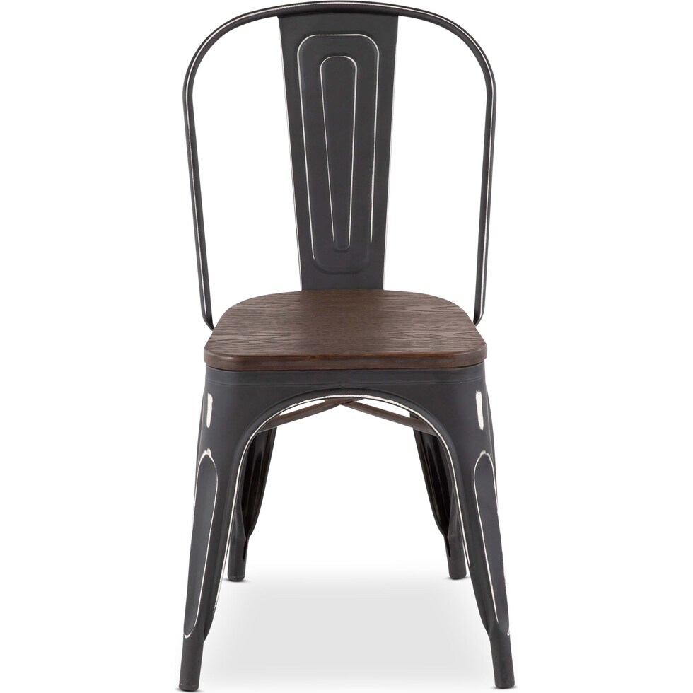 dax blue dining chair   