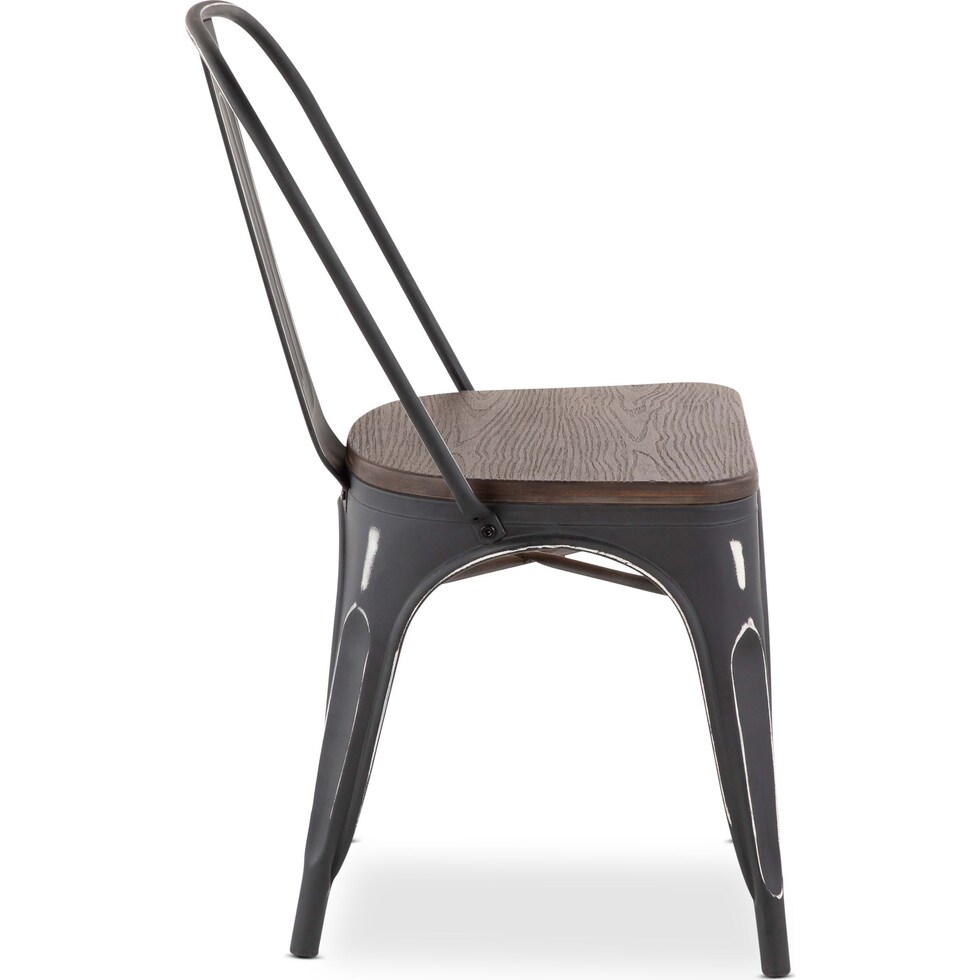 dax blue dining chair   