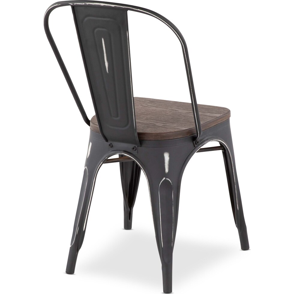 dax blue dining chair   