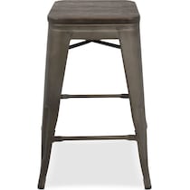 dax gray counter height stool   