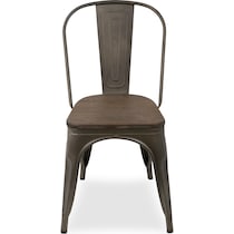 dax gray dining chair   