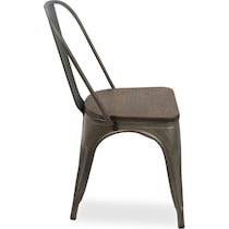 dax gray dining chair   