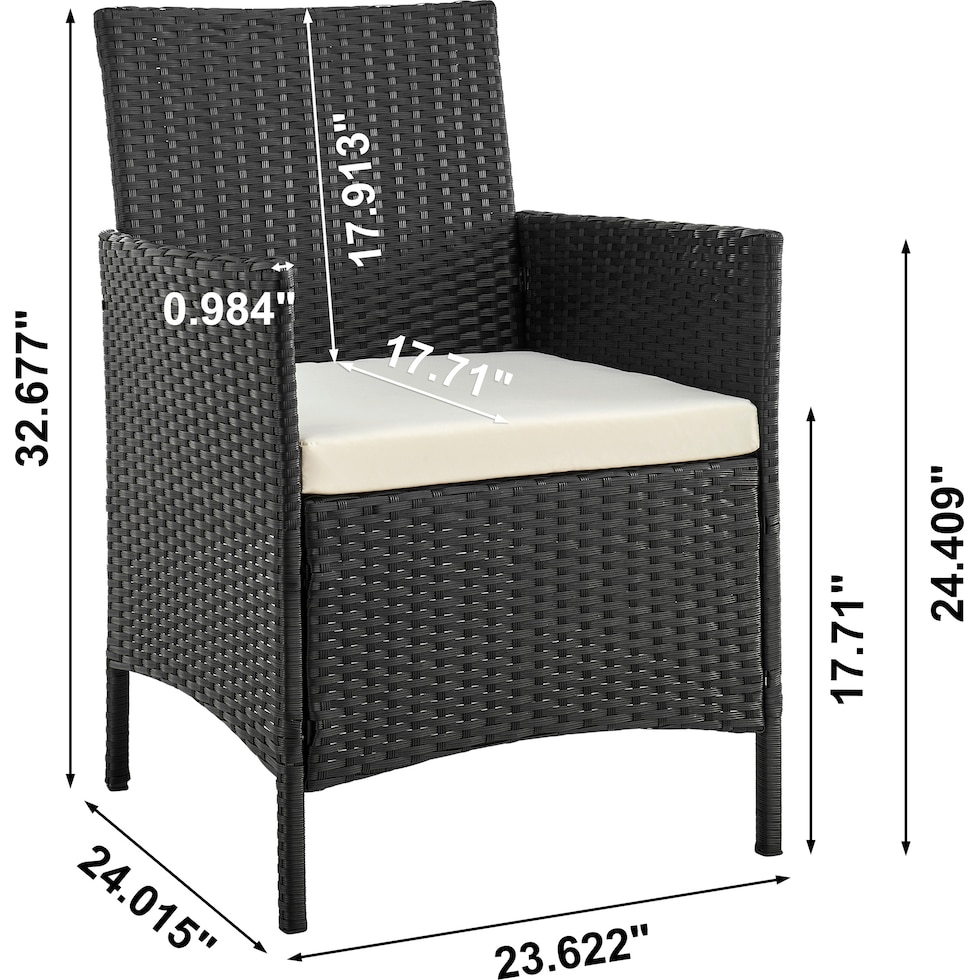 daytona dark gray cream outdoor loveseat set   