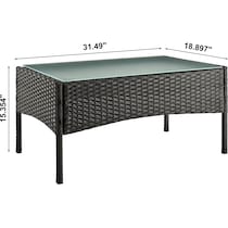 daytona dark gray cream outdoor loveseat set   