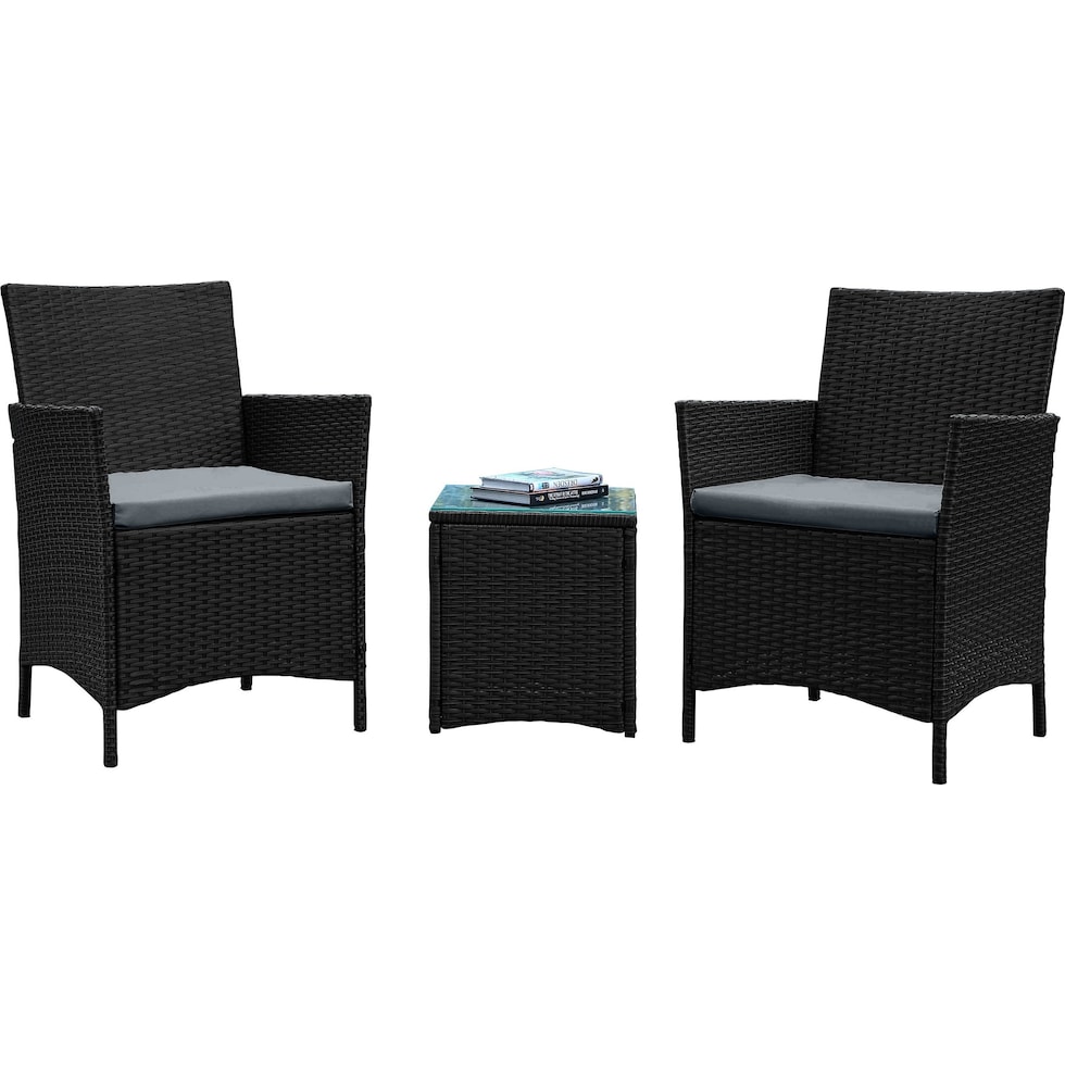 daytona gray outdoor chair set   