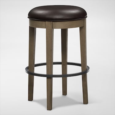 Deacon Bar Height Backless Swivel Stool