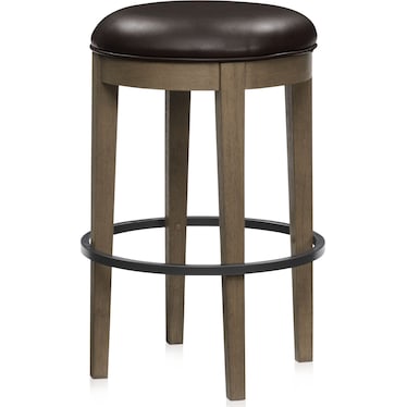 Deacon Bar Height Backless Swivel Stool