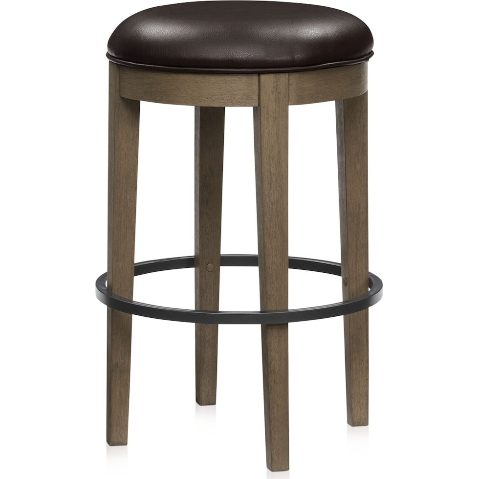 deacon gray bar stool   