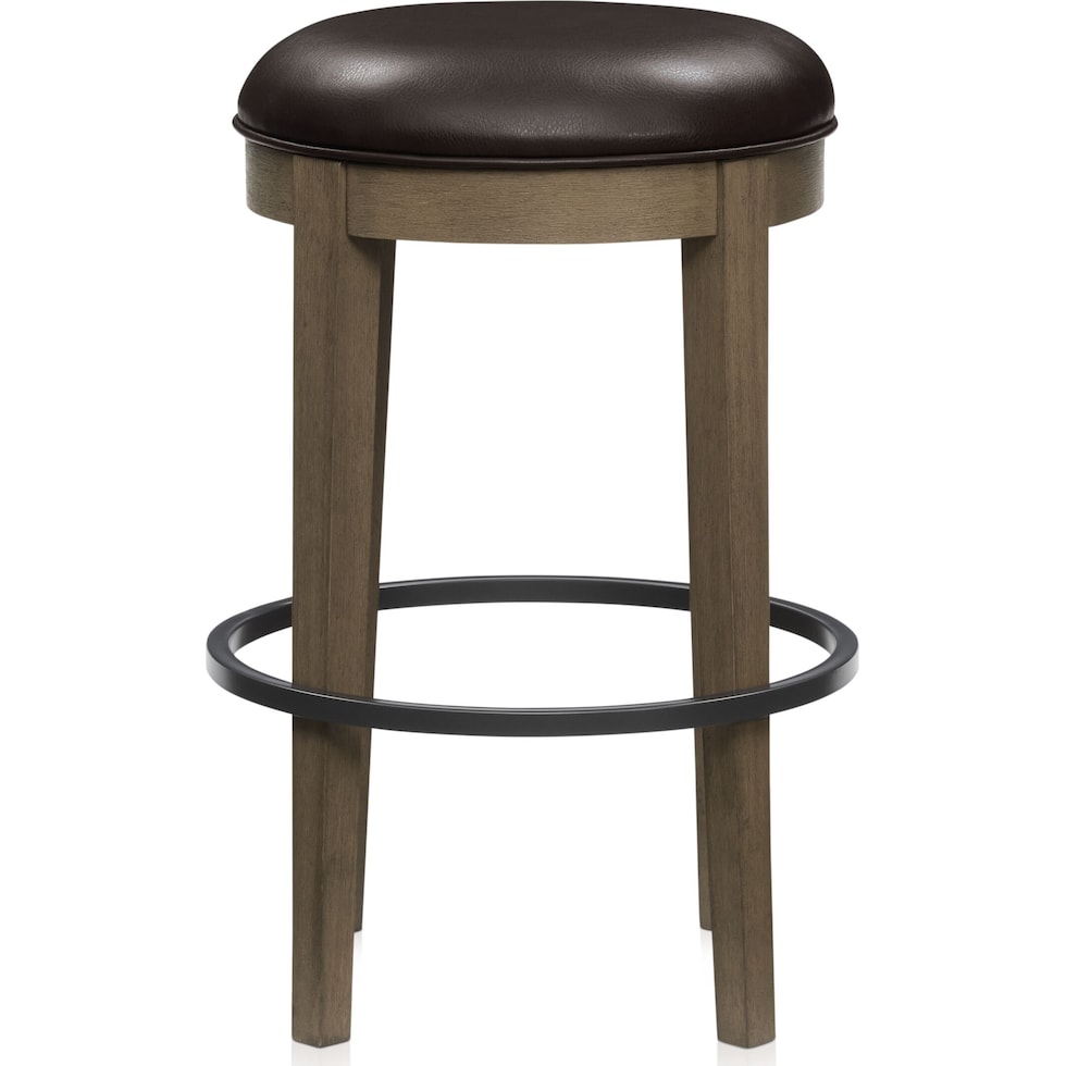 deacon gray bar stool   