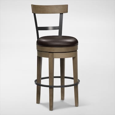Deacon Bar Height Swivel Stool