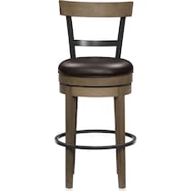 deacon gray bar stool   