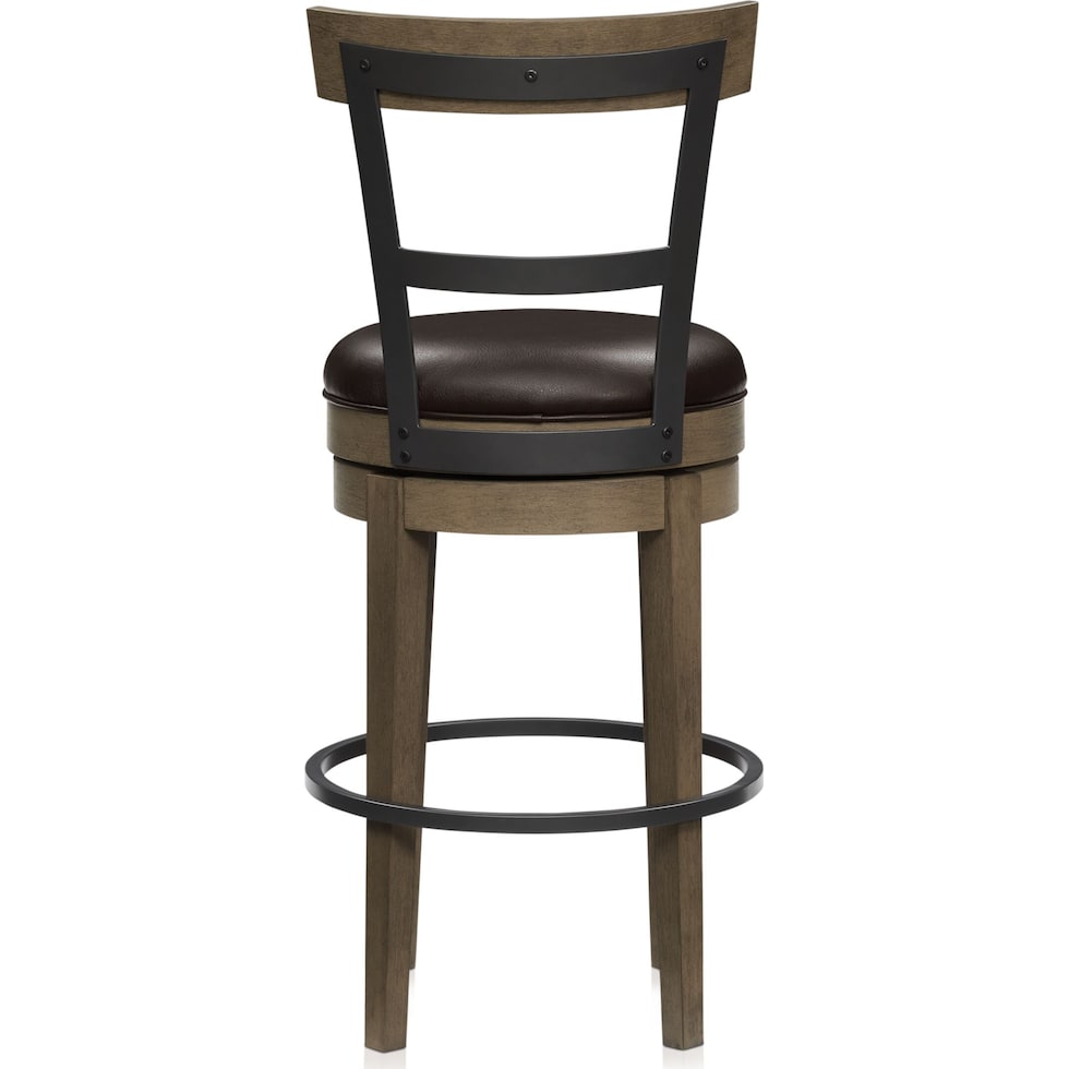 deacon gray bar stool   